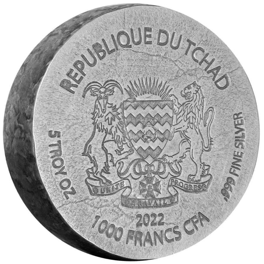 2022 5 Oz Kek Egyptian Relic Series Coin .999 Silver - Antique Finish #A543