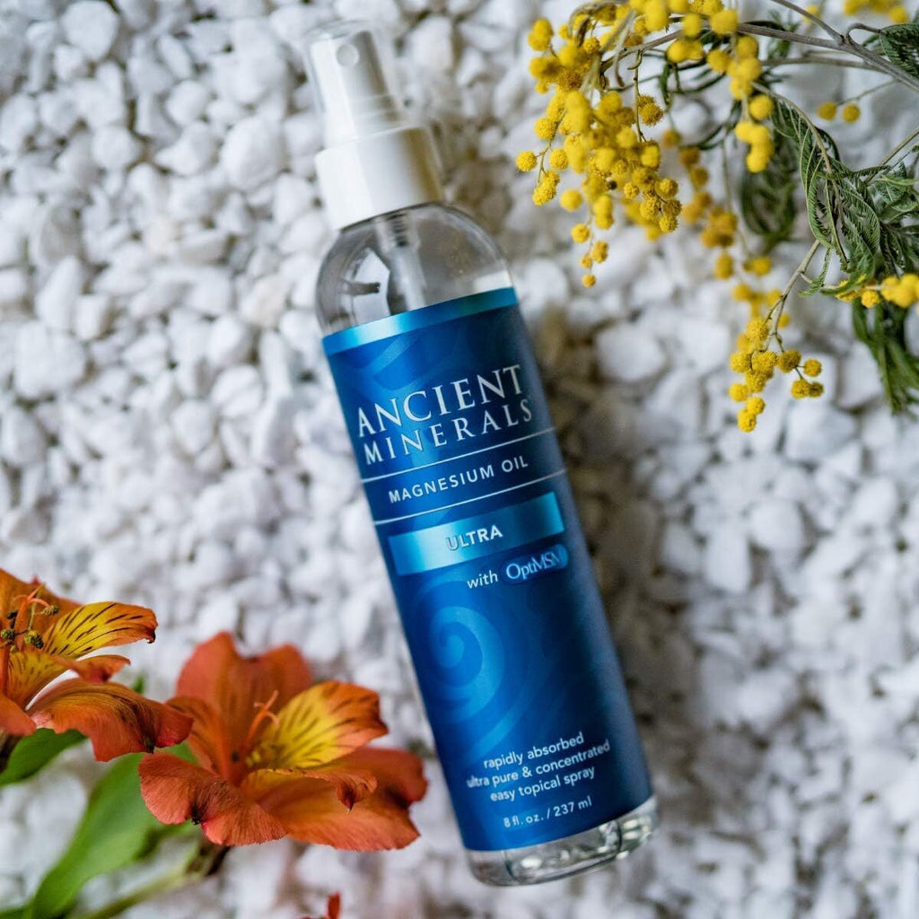 Ancient Minerals Magnesium Oil Spray Ultra with MSM - a Pure Zechstein Topical