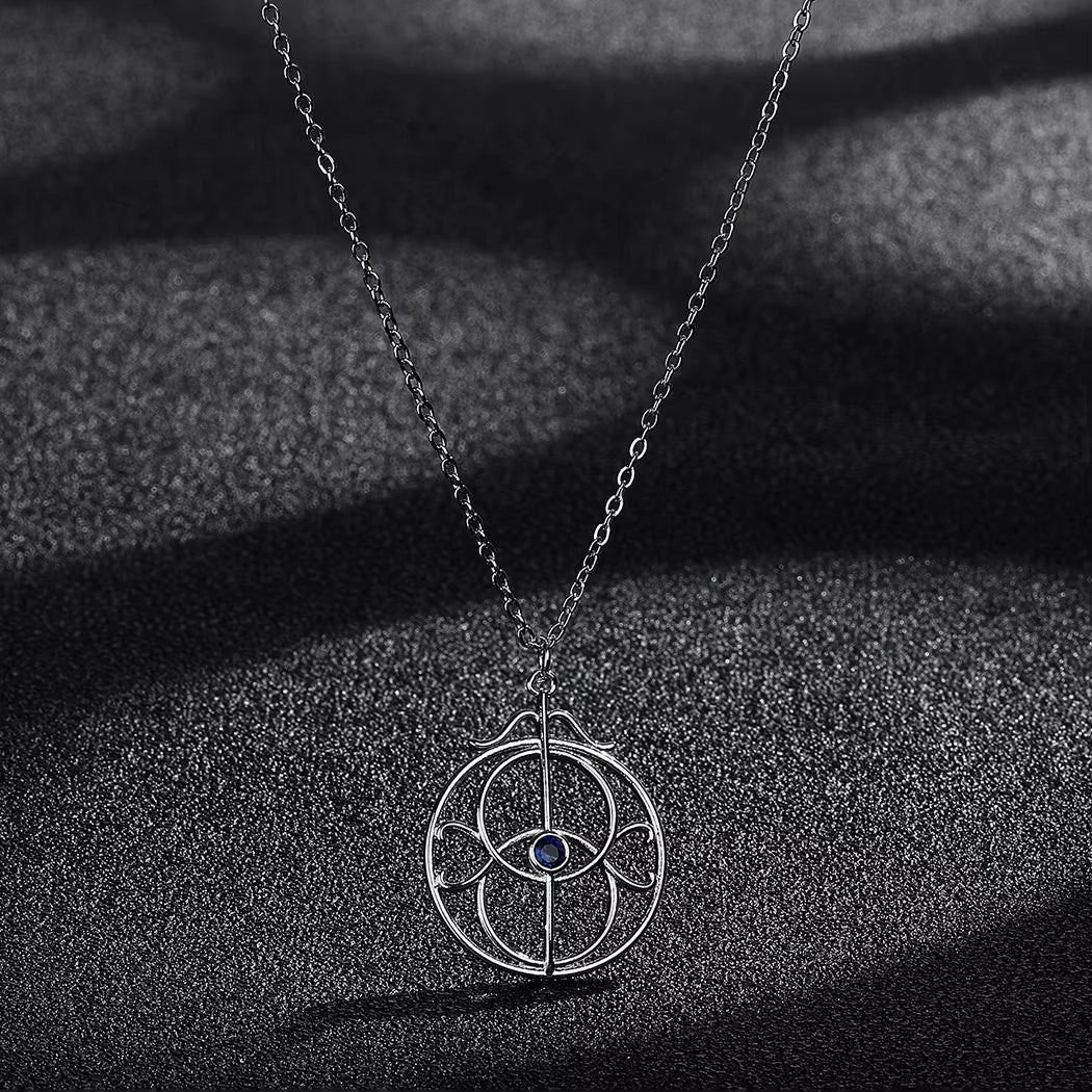 Eye of Elena Necklace Throne of Glass Jewelry Bookish Fashion Necklace for Women Clavicle Choker Send to Friends Bookish Gifts
