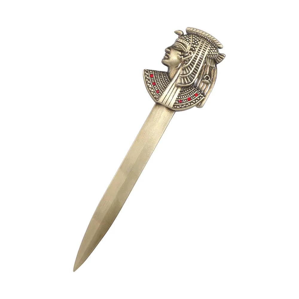 Egyptian Pyramid Pharaoh Envelope Opener DIY Crafts Tool Zinc Alloy Express Opener Letter Opening Tool Ancient