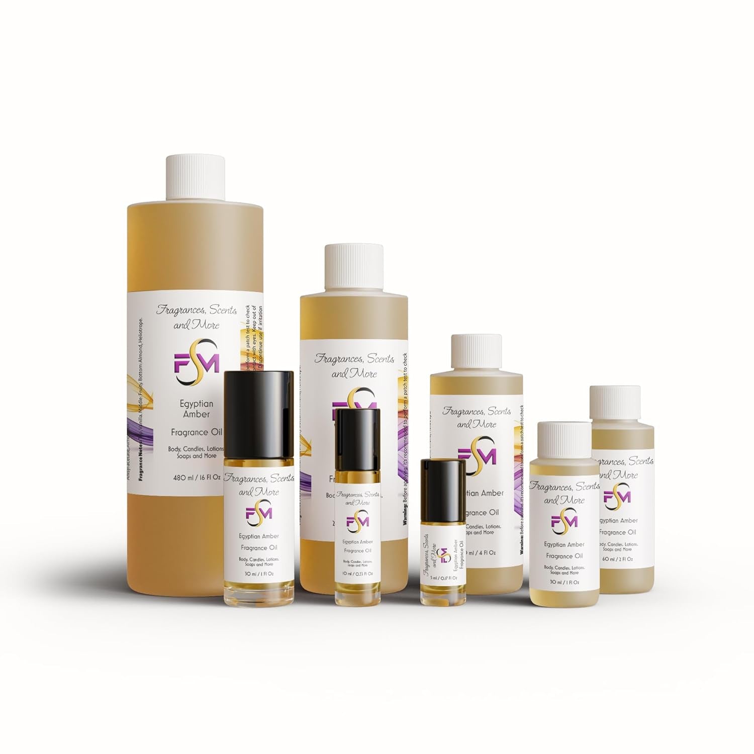 Egyptian Amber Fragrance Oil - 4 Fl Oz Plastic Bottle (120Ml)