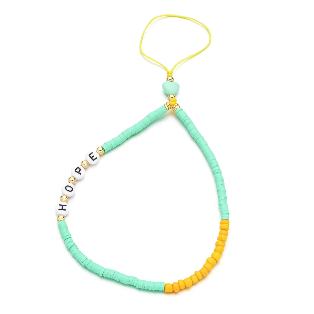 Cute Evil Eye Beads Lanyard Strap Cord Colorful DIY Chain for Anti-Lost Phone Chain Men Women Gift Jewelry Keychain Keycord