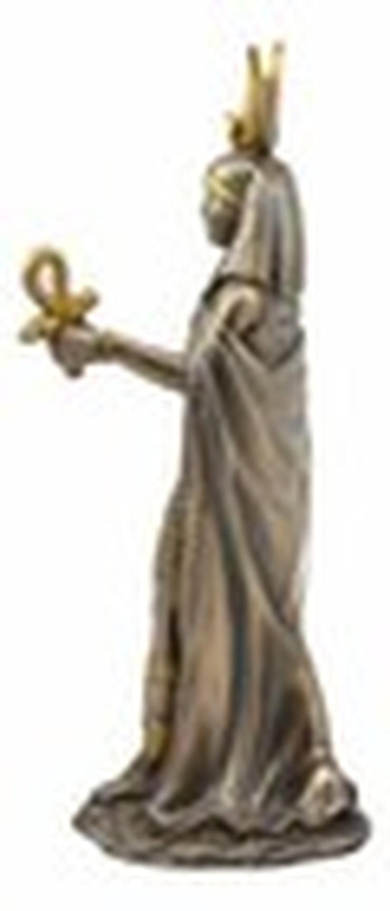 11 Inch Egyptian Hathor Mythological Goddess Bronze Finish Figurine