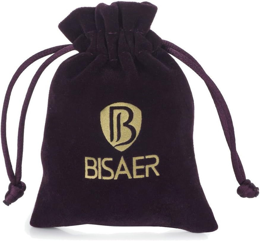 Evil Eye Bracelet Sterling Silver Clasp Charm Bangle Bracelet for Bead Charms with Sapphire Gemstones Evil Eye Clip Lock Stopper(17/19Cm/ 21Cm)