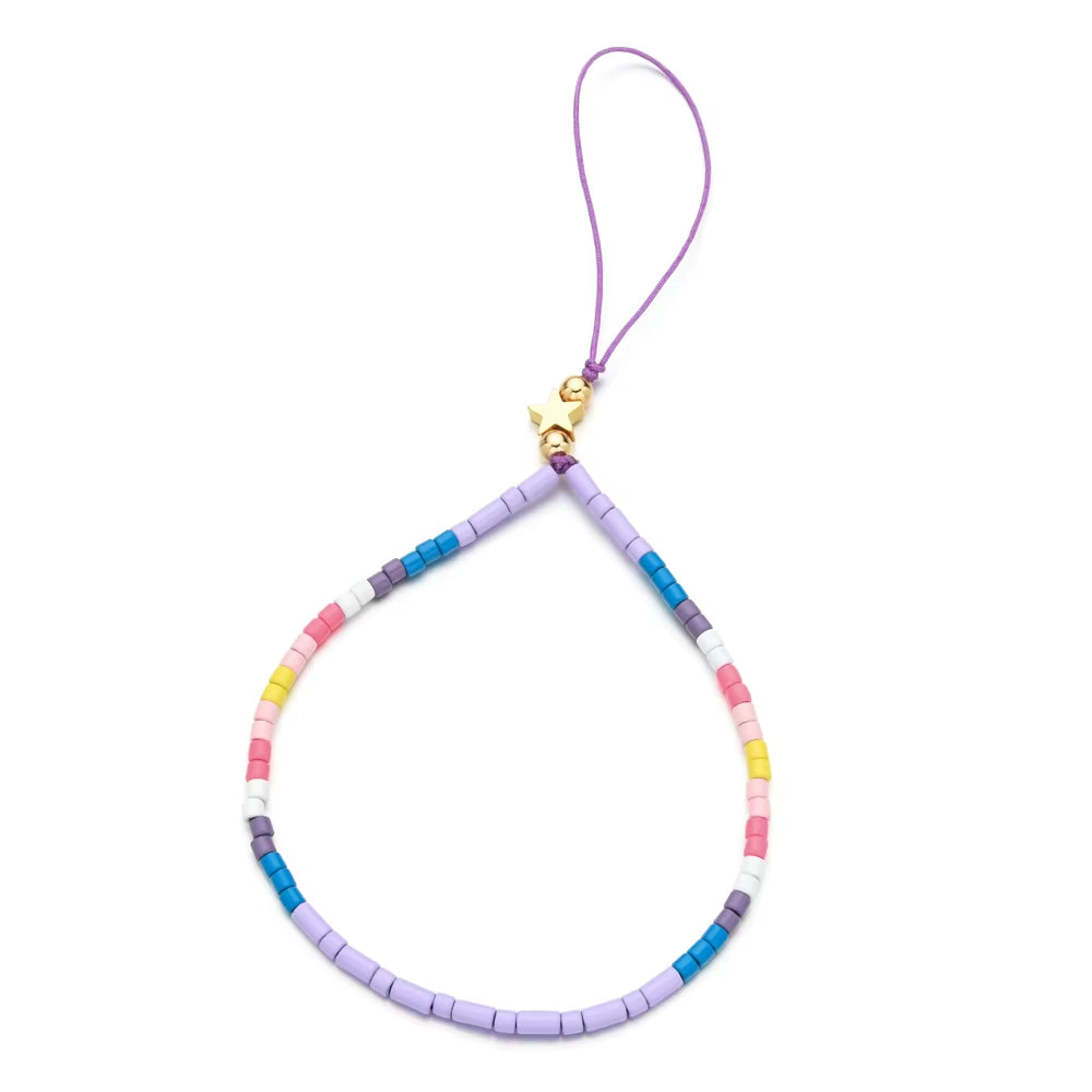Cute Evil Eye Beads Lanyard Strap Cord Colorful DIY Chain for Anti-Lost Phone Chain Men Women Gift Jewelry Keychain Keycord