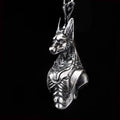 2021 Fashion Retro Domineering 316L Stainless Steel Egyptian Grim Reaper Pendant Men'S and Women'S Necklace