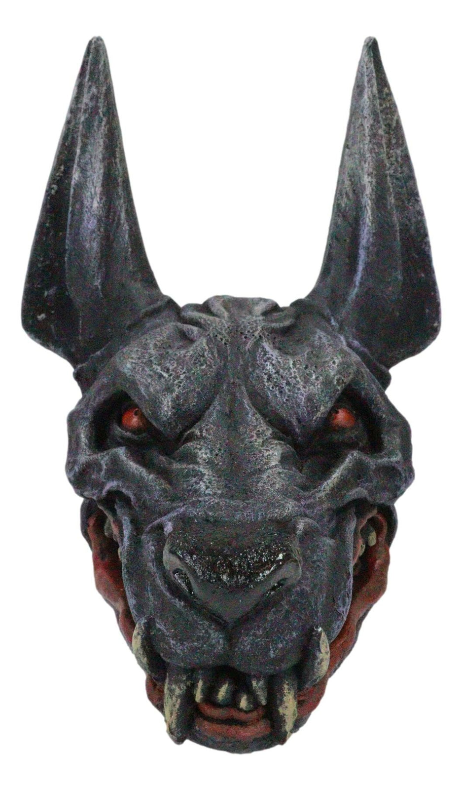 Ancient Egyptian Underworld Macabre Zombie Jackal God Anubis Skull Head Figurine