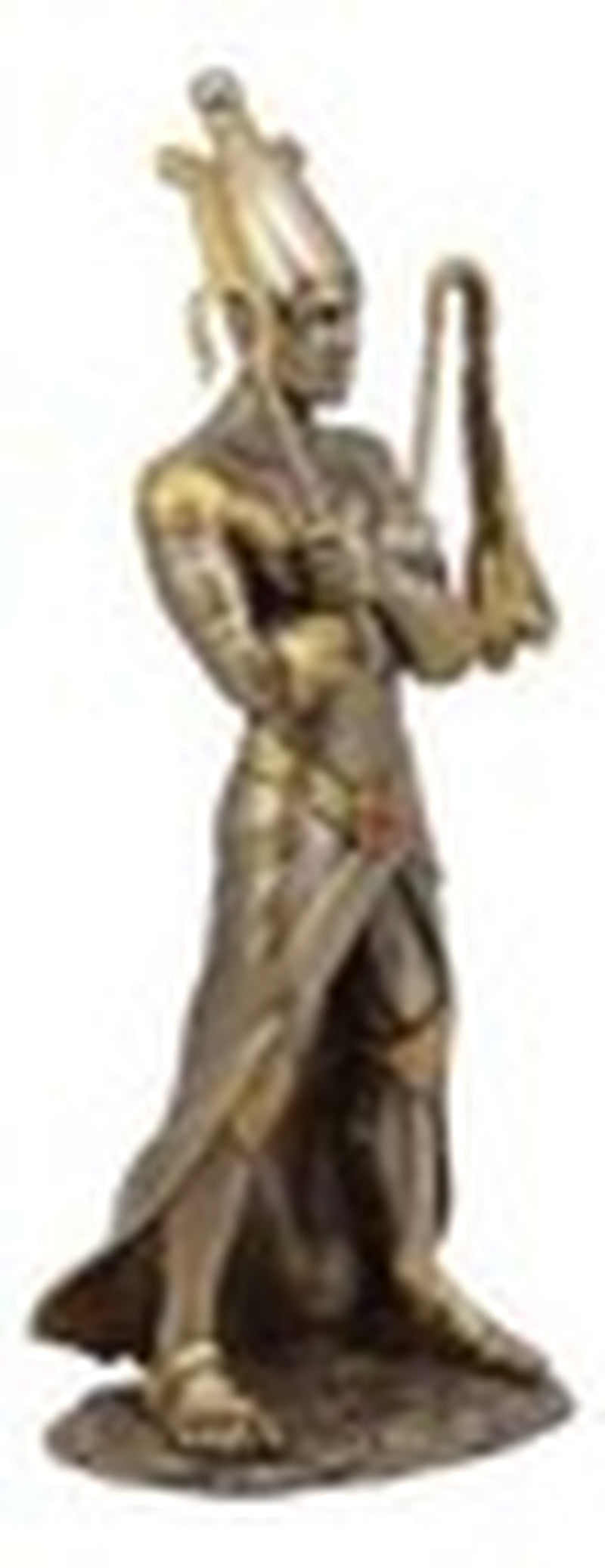 Ebros Egyptian God of the Dead Osiris Holding Crook and Flail 11.5" H Figurine