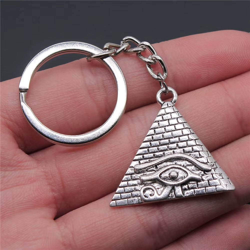 1 Piece Keychain Celtic and Eye of Horus Key-Rings Fashion Hot Sale Key Chain Women Keyring Key-Rings