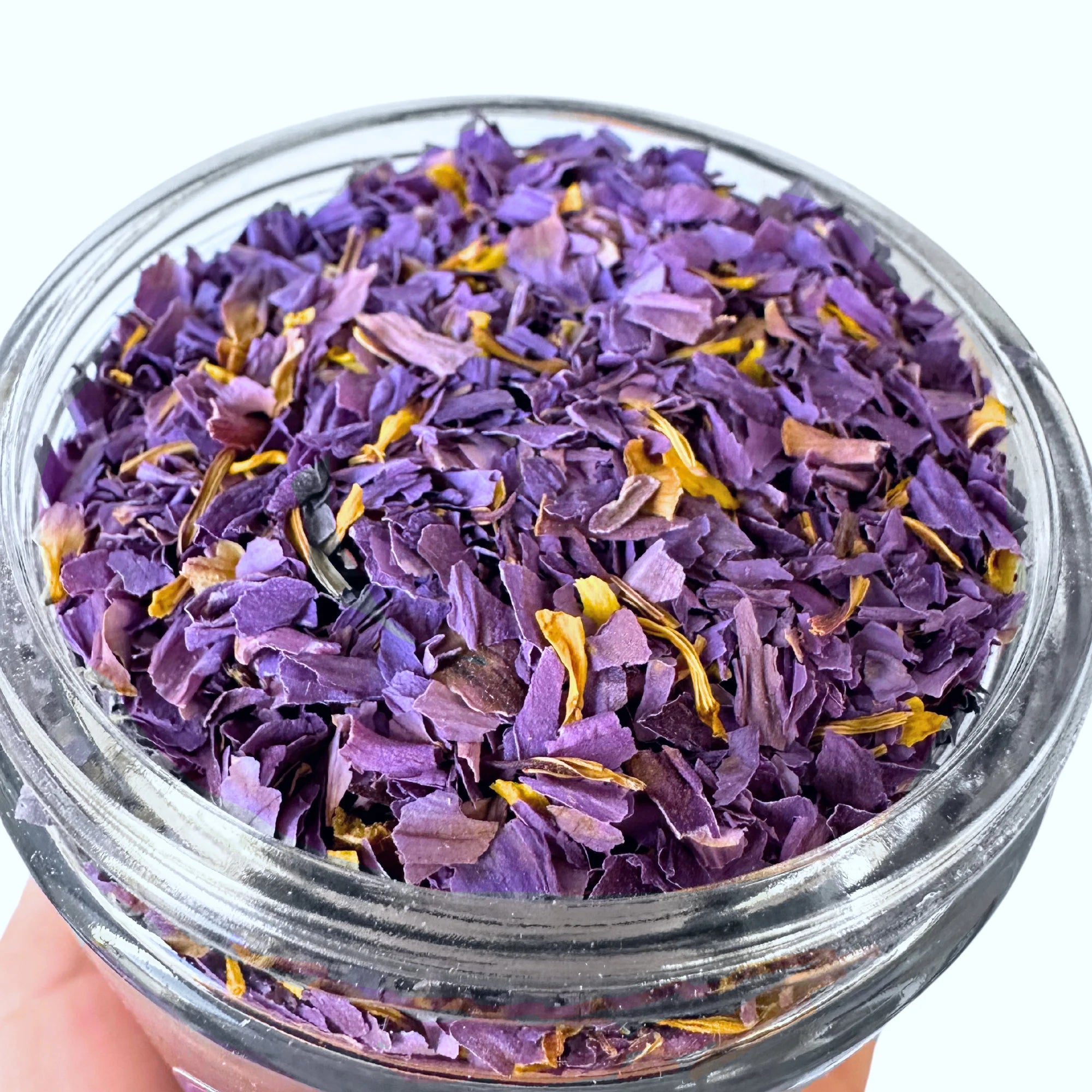 Organic Egyptian Blue Lotus Petals & Stems: Pre-Ground Nymphaea Caerulea