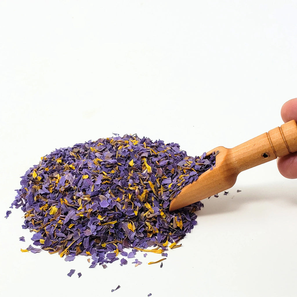 Organic Egyptian Blue Lotus Petals & Stems: Pre-Ground Nymphaea Caerulea