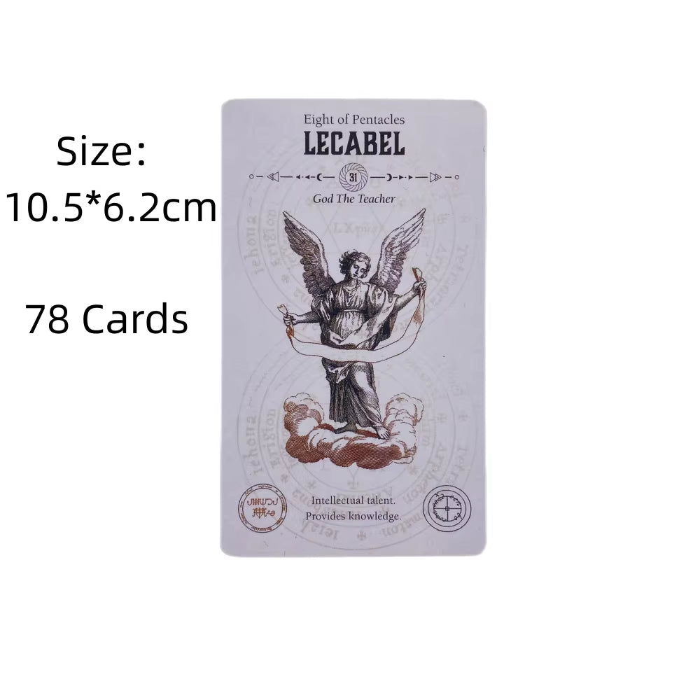 Angel Tarot Cards a 78 Deck Oracle English Visions Divination Edition Borad Playing Games