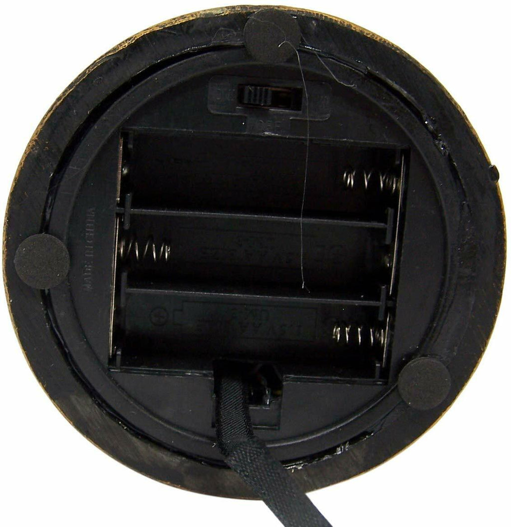 Egyptian Goddess Bastet & Scarab Hieroglyphic Black Sandstorm Gazing Ball Statue