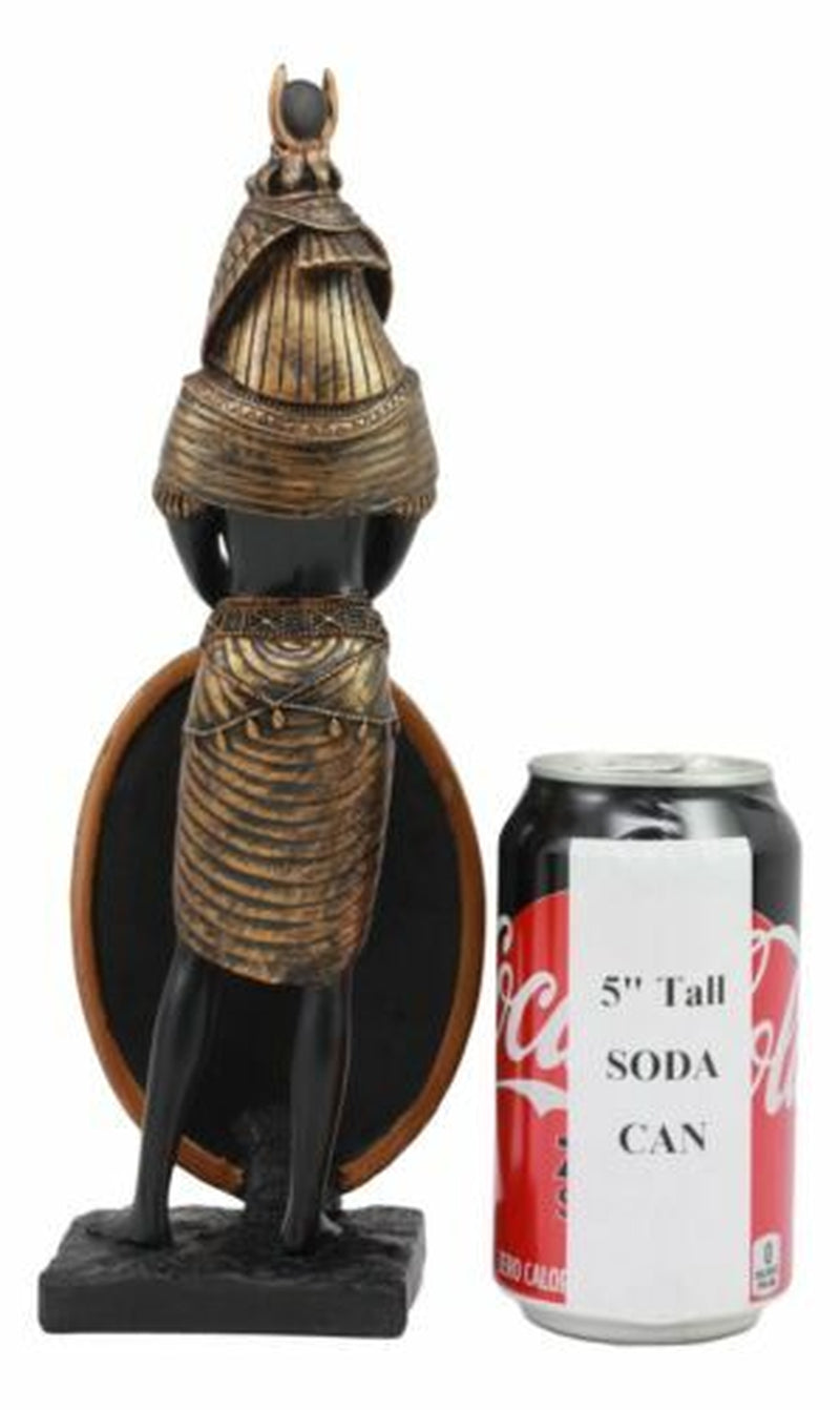 11 Inch Isis with Shield Egyptian Mythological Goddess Statue Figurine