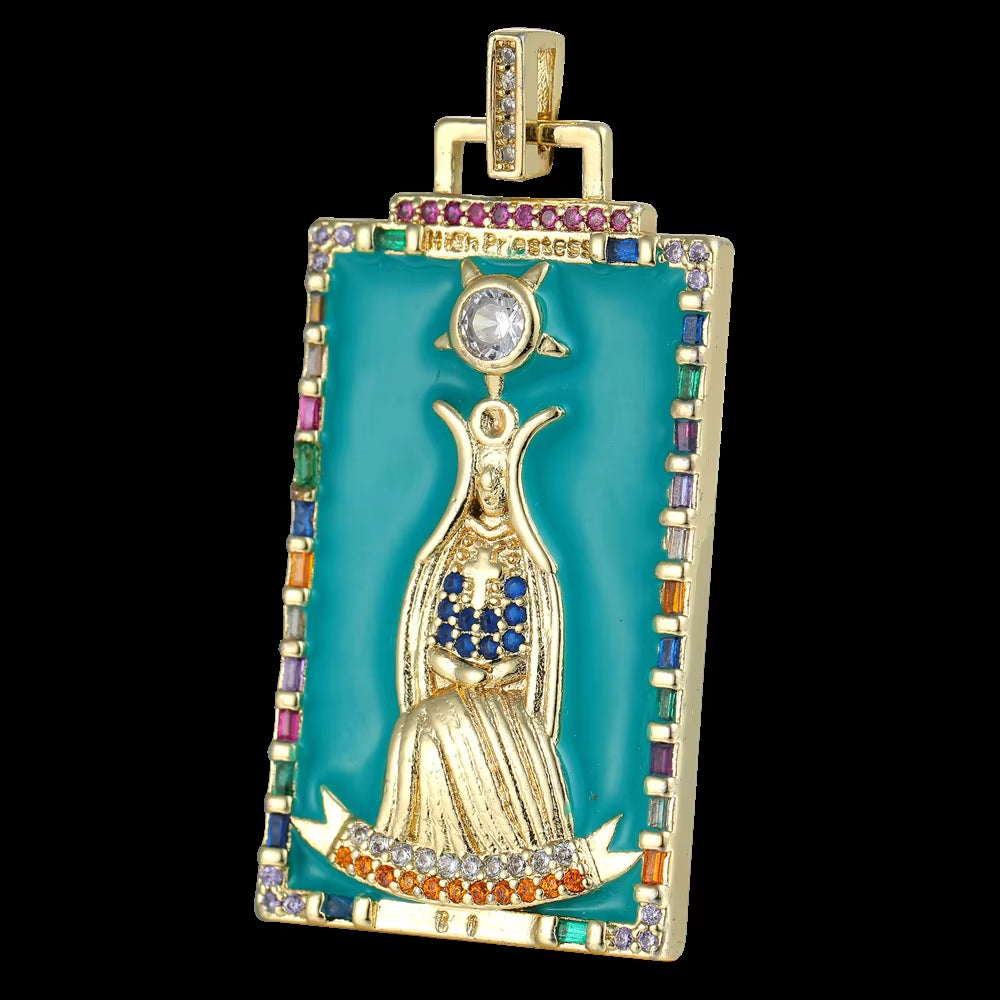 Handicraft Custume Accessories Greek Gods Evil Eye Crescent Moon Star Enamel Charms for DIY Pendant Collar Jewelry Making