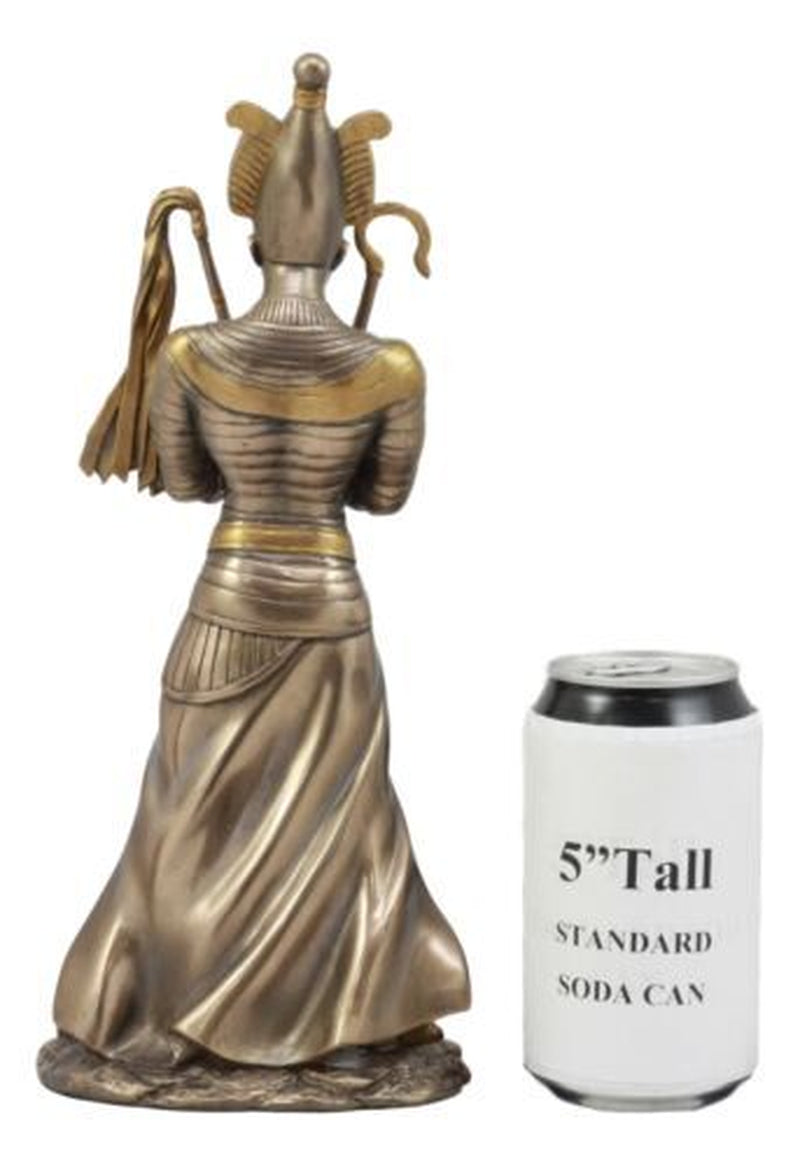 Ebros Egyptian God of the Dead Osiris Holding Crook and Flail 11.5" H Figurine