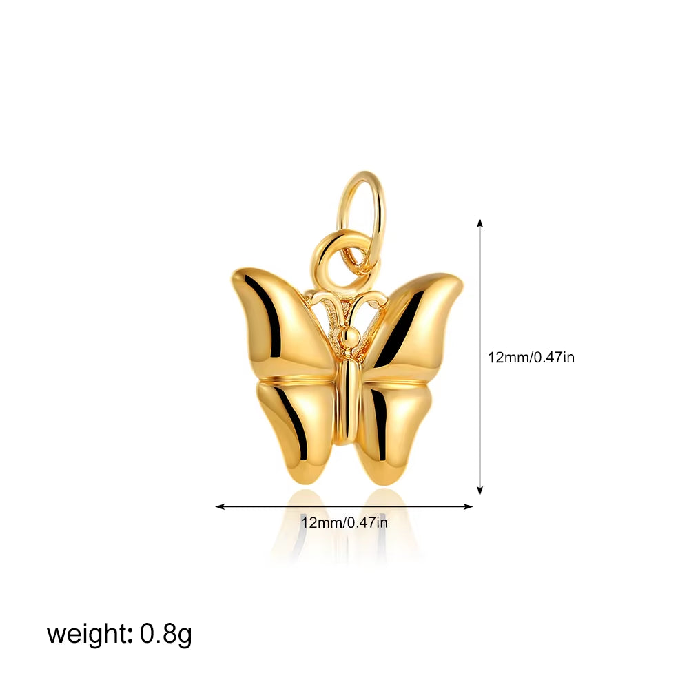 Exquisite Waterproof Moon Star Sun Evil Eyes Pendant for Women Charms Gold Color DIY Accessories Stainless Steel Jewelry