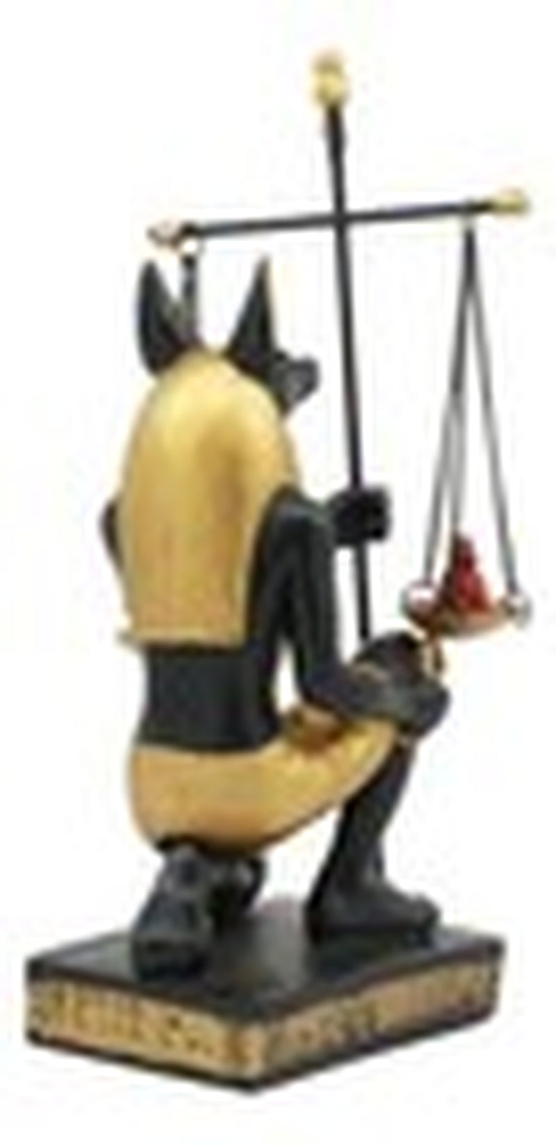 Ancient Egyptian Mythology Anubis Dog Holding Scale of Justice Statue Home Decor