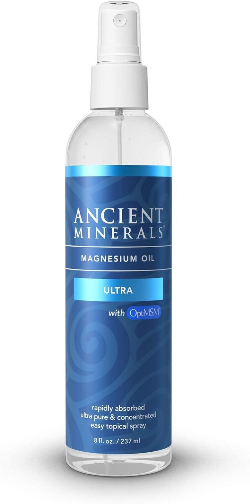Ancient Minerals Magnesium Oil Spray Ultra with MSM - a Pure Zechstein Topical