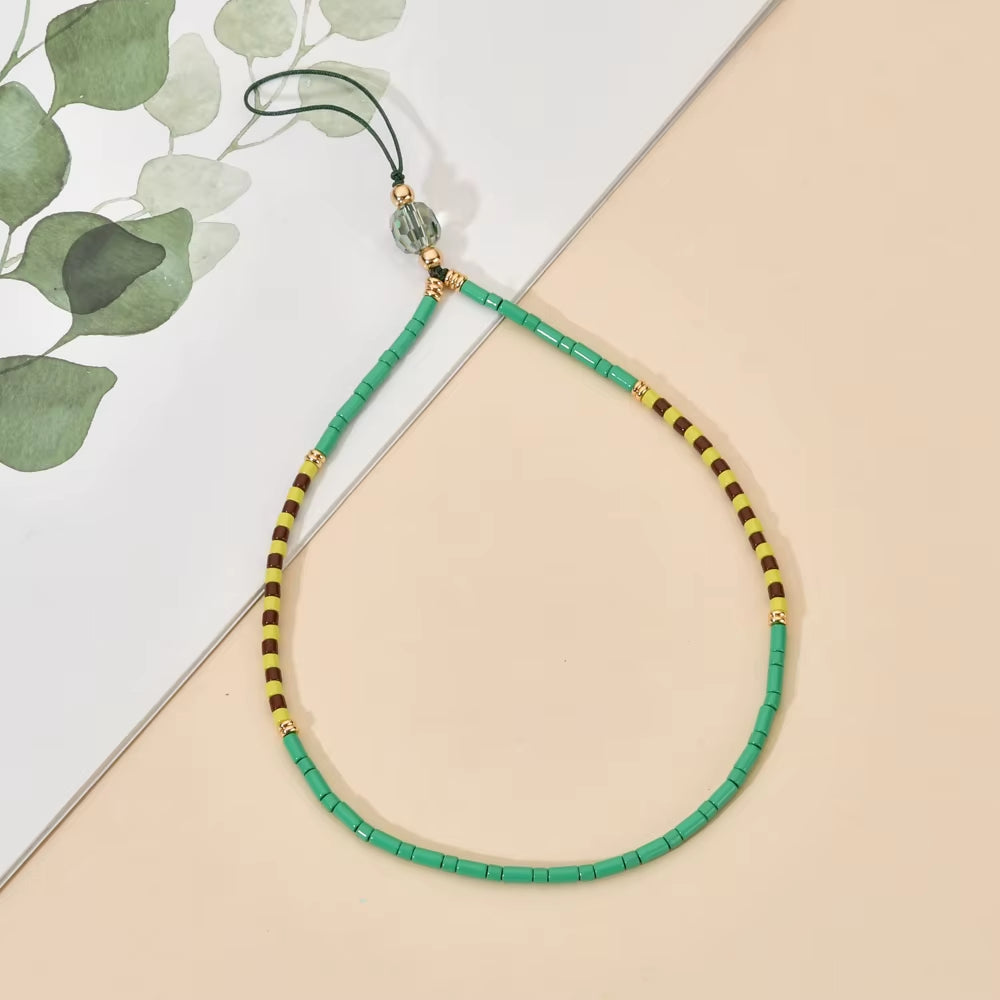 Cute Evil Eye Beads Lanyard Strap Cord Colorful DIY Chain for Anti-Lost Phone Chain Men Women Gift Jewelry Keychain Keycord