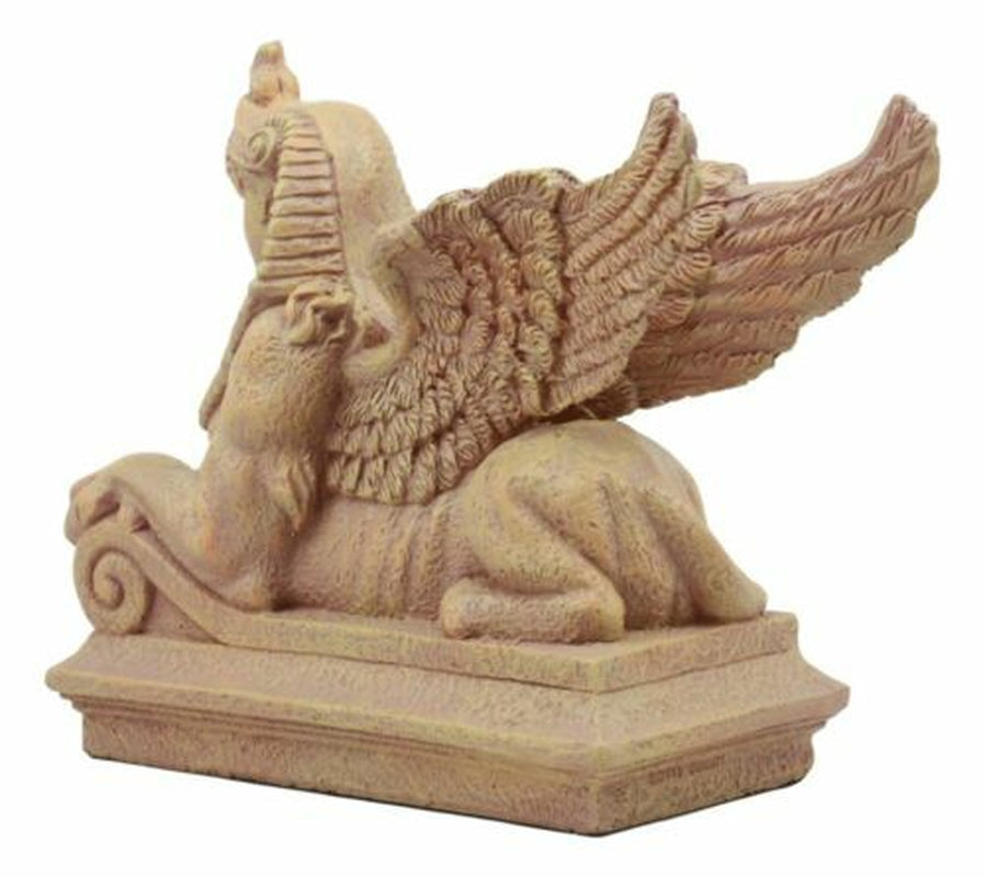 Ebros Beautiful Sphinx Statue Figurine Ancient Egyptian 8" Long Sculpture