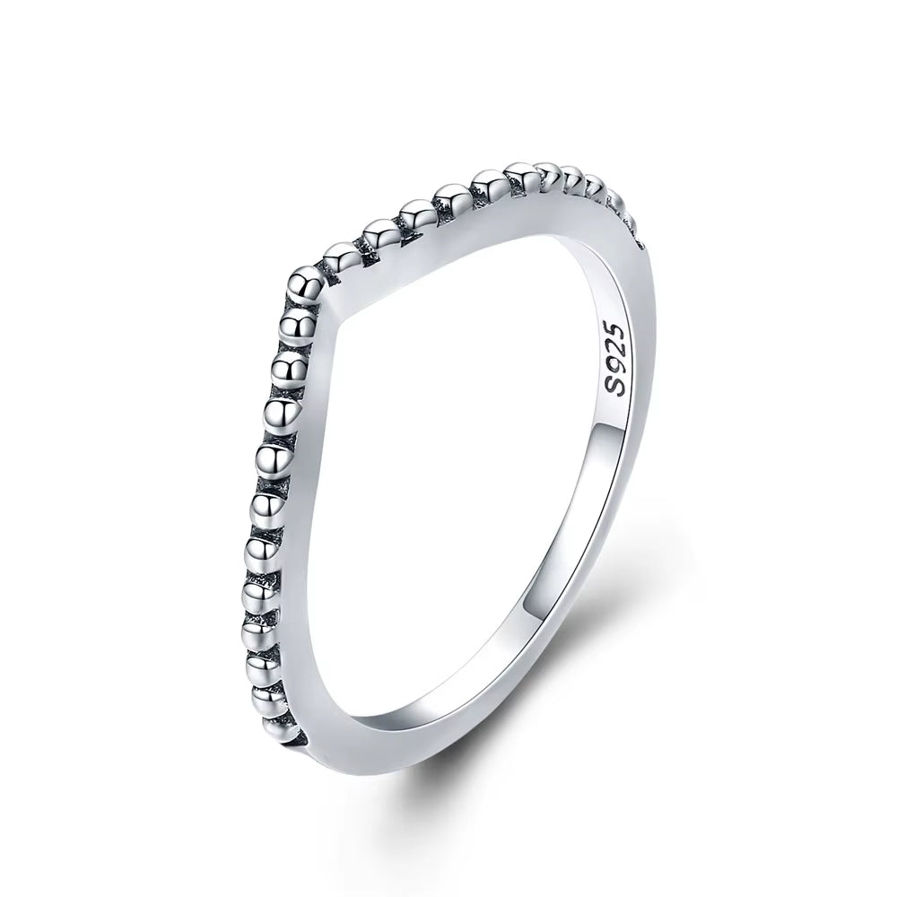 100% 925 Sterling Silver Water Droplet Clear CZ Finger Rings for Women Wedding Engagement Jewelry Girlfriend Gift PA7649