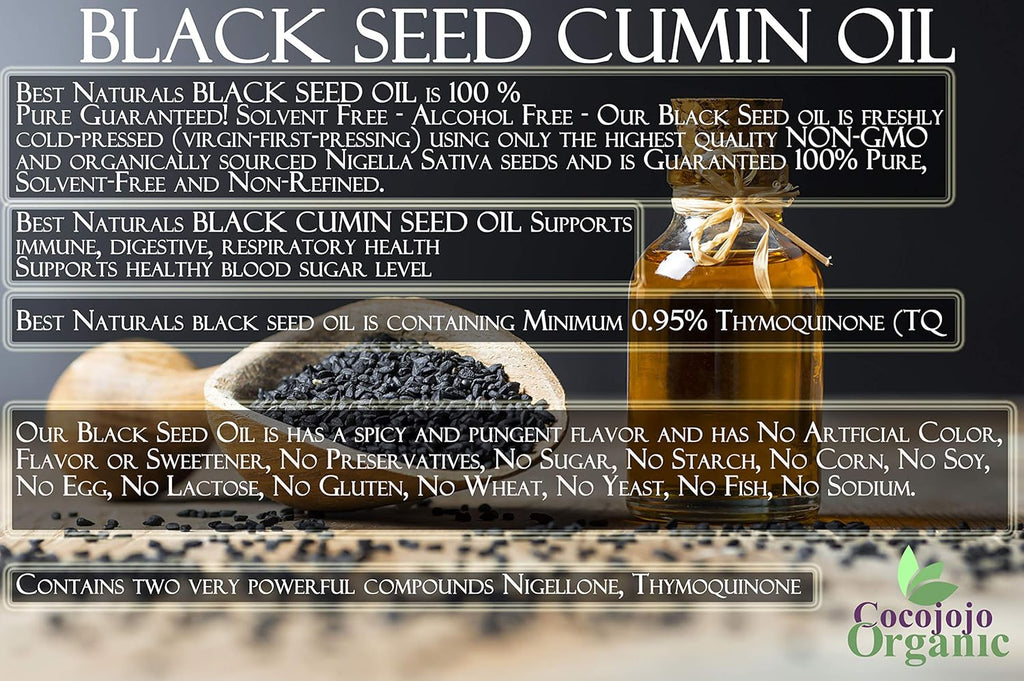 Egyptian Black Seed Oil 16 Oz Pure Natural Black Cumin Seed Oil Unrefined Cold Pressed Extra Virgin - Moisturizing, Soothing, Hydrating, & Nourishing for Hair Skin Body