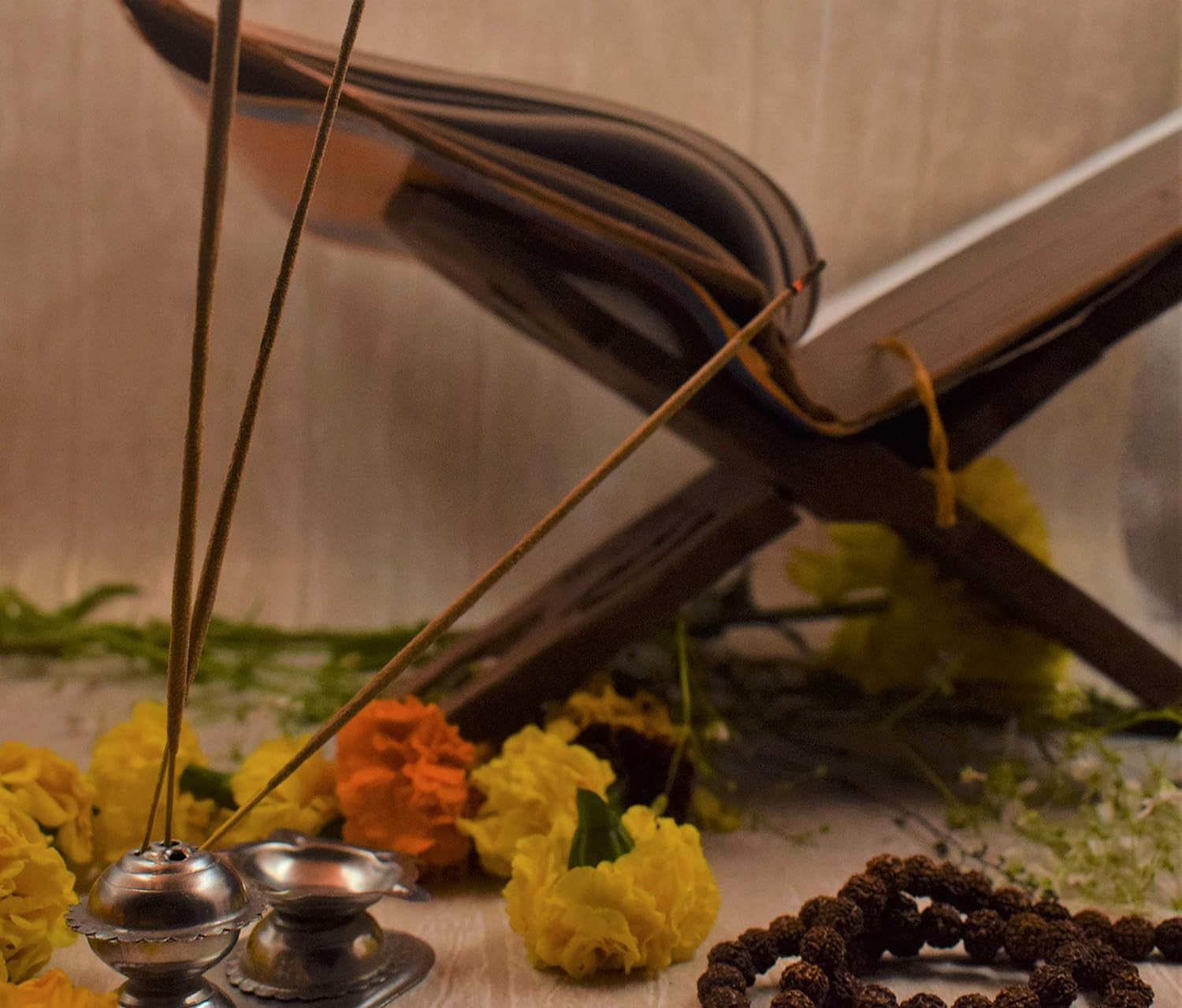 Herbal & Ancient Method Musk Incense Stick with Pack of 6 Incense for Meditation, Yoga, Spiritual, Aromatherapy Energy Cleansing & Calm down the Mind - 15G X 06 Incense | 90G | 3.17Oz