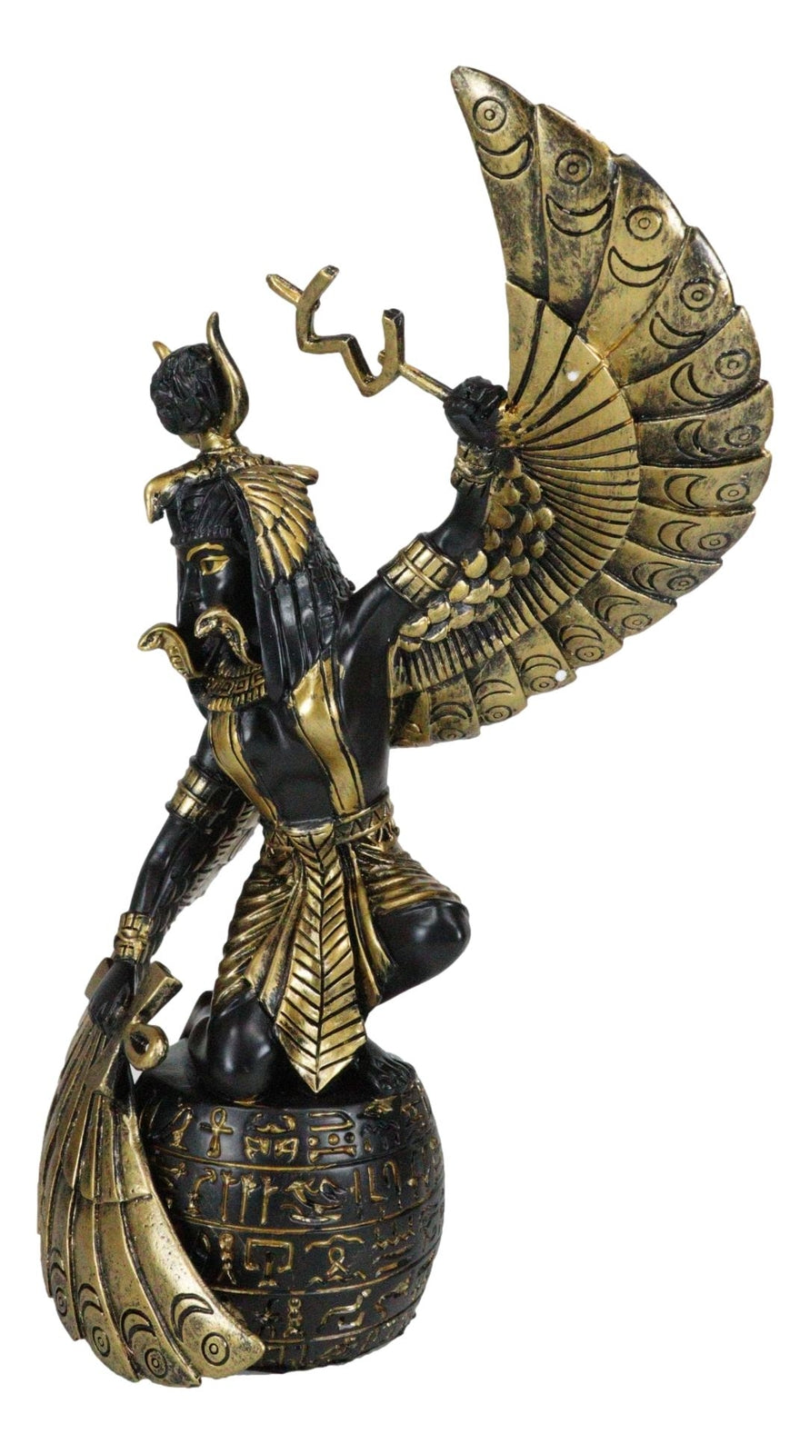 Ebros Gift Egyptian Goddess Mother Isis Ra Holding Ankh Decorative Figurine 9" H