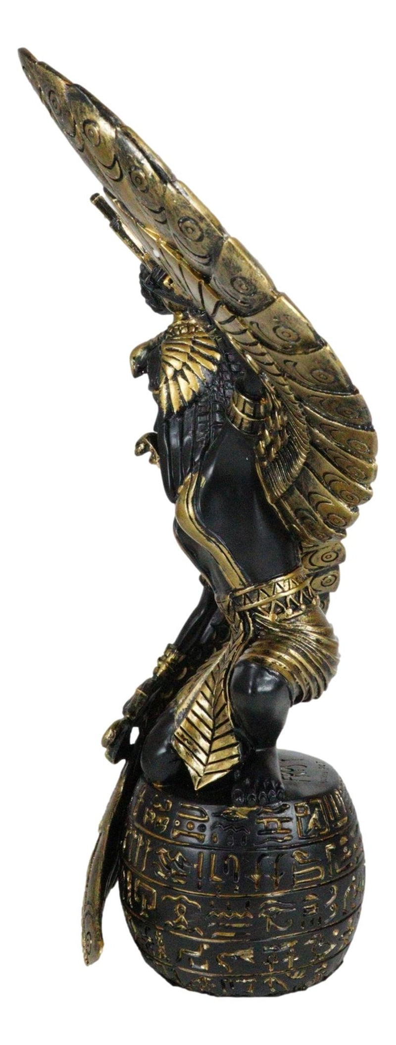 Ebros Gift Egyptian Goddess Mother Isis Ra Holding Ankh Decorative Figurine 9" H