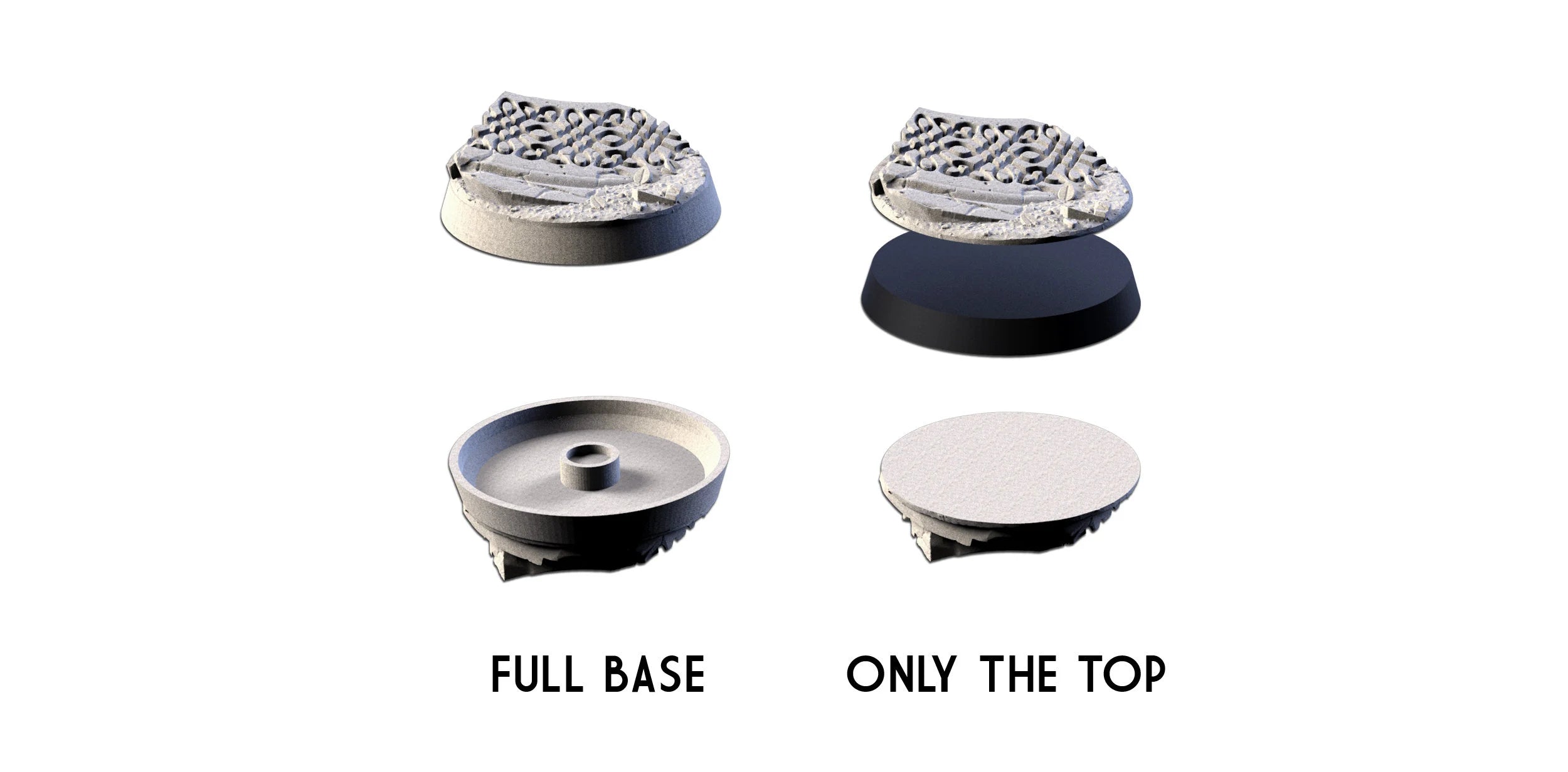 Egyptian Themed Bases - Txarli Factory - Resin Bases