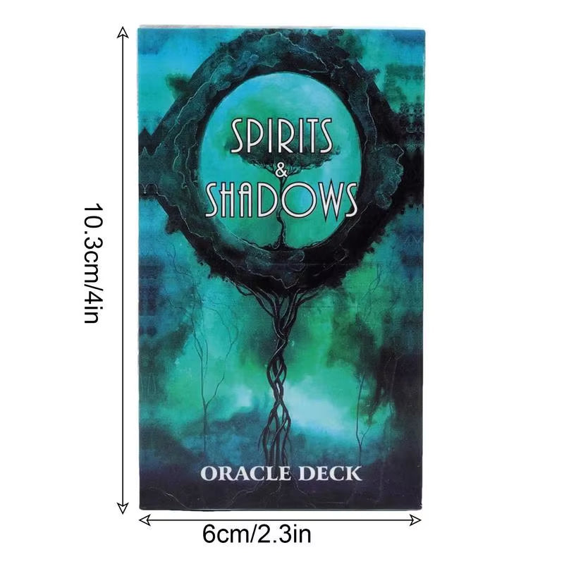 NEW Spirits Shadows Oracle Deck Unknown Spirit Deck Tarot Cards Deck Card Mysterious Divination Game Family Party Board Game