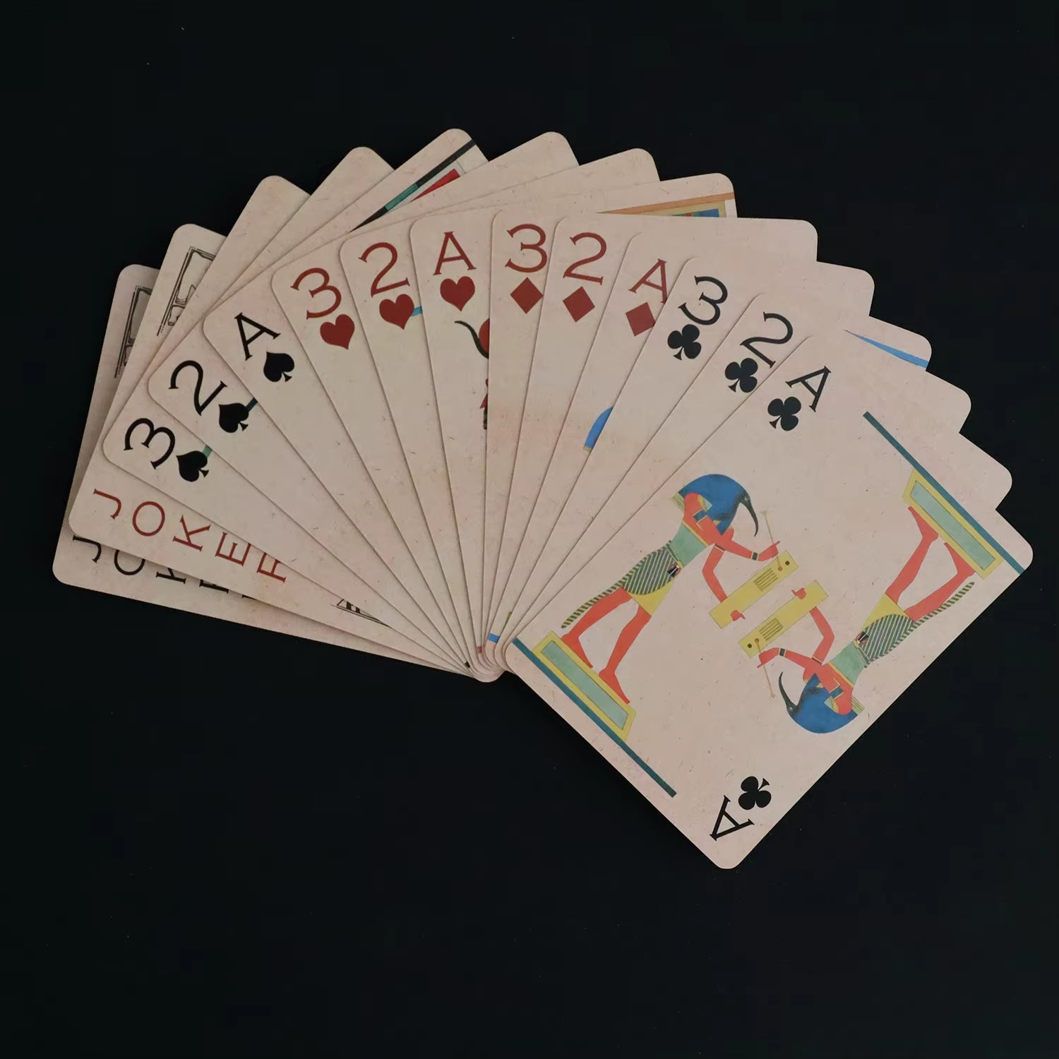 Ancient Egypt Gods Cat Playing Cards Vintage Stype Bridge Card Deck 60X90Mm Poker Board Game Cartes