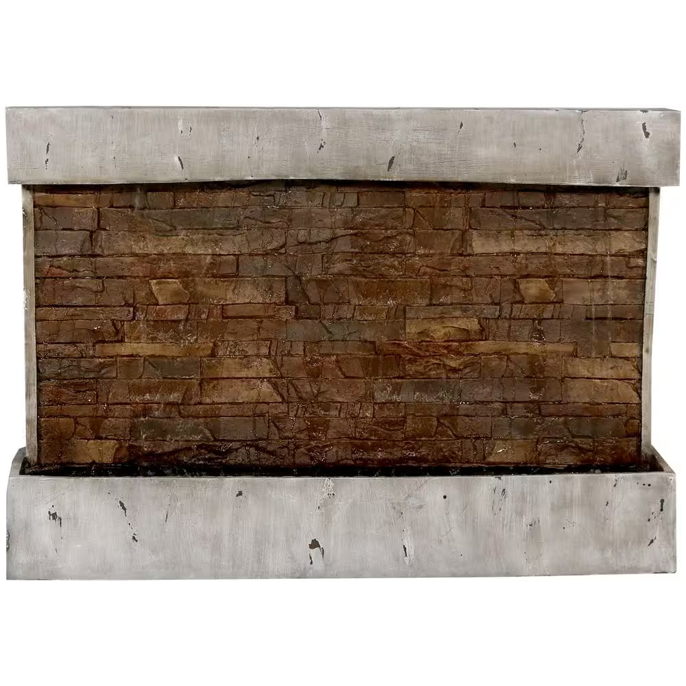 24 In. Ancient Outdoor Wall Water Fountain