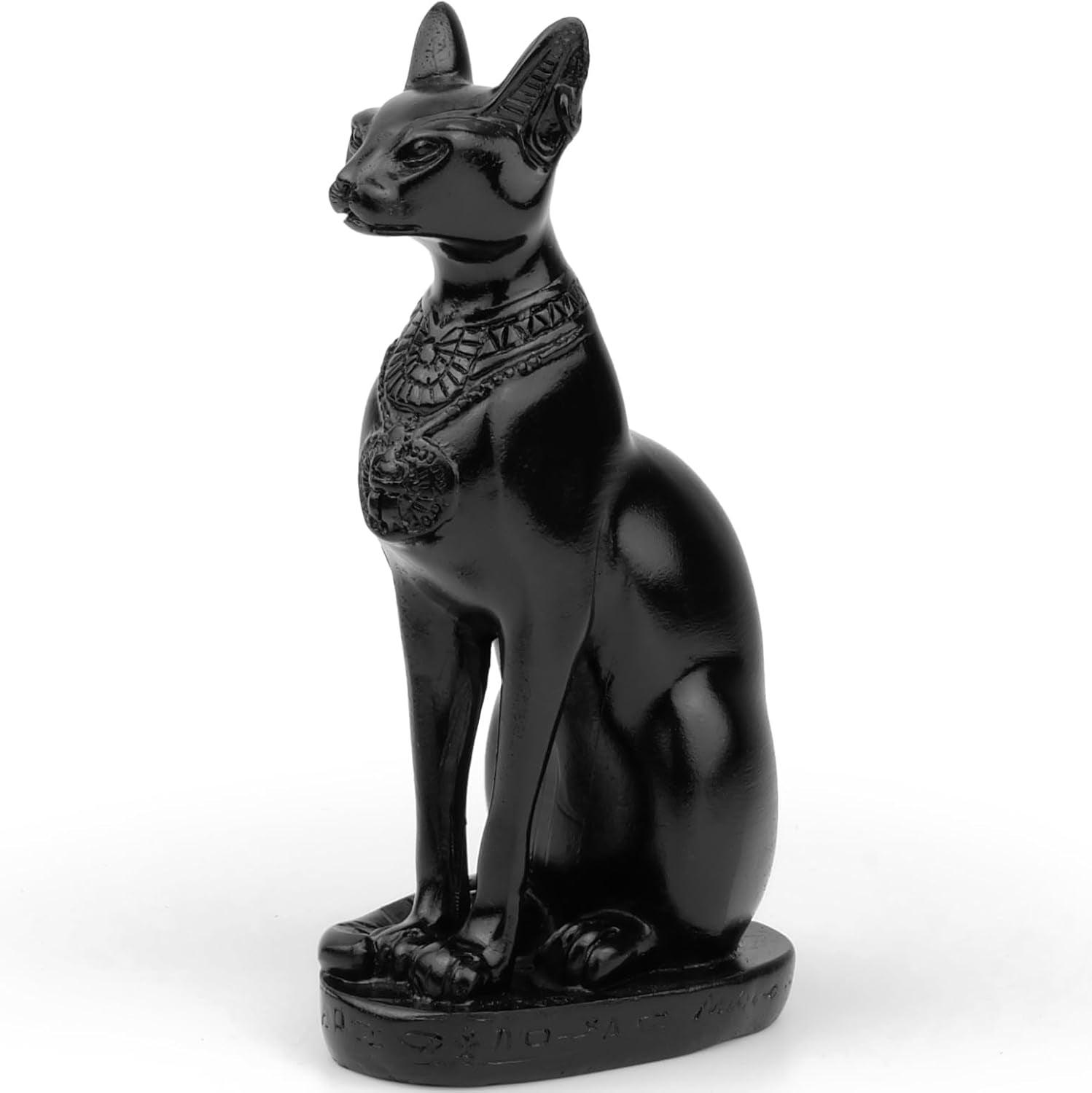 Egypt Cat Goddess Bastet Collectible Figurine 4.2" H Egypt Souvenirs Mini Resin Figurine for Home Desktop Decoration