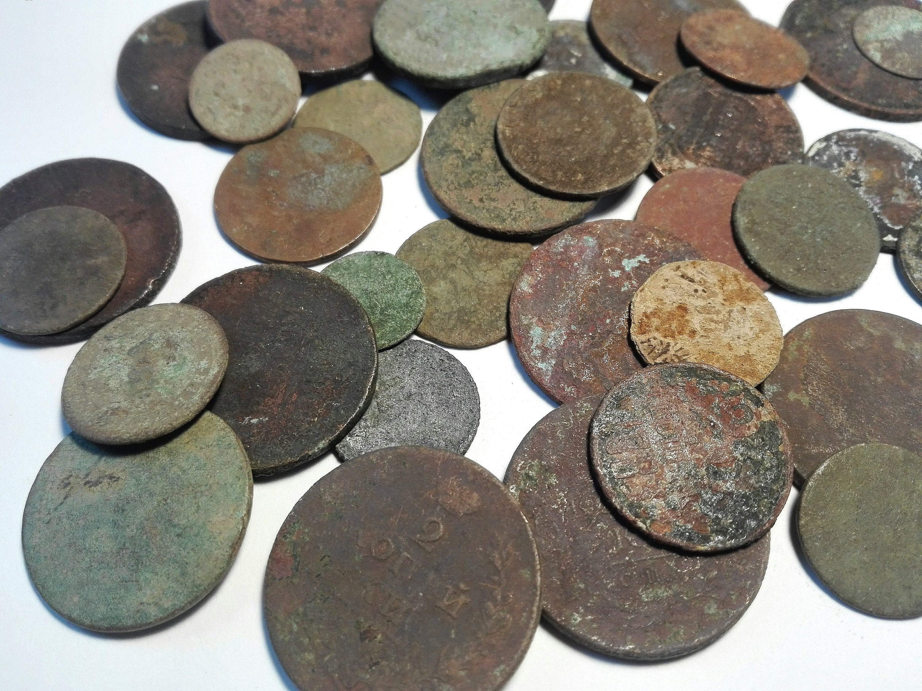 Ancient Coins Set: 30 Authentic Pieces for Jewelry, Crafts, Decoration