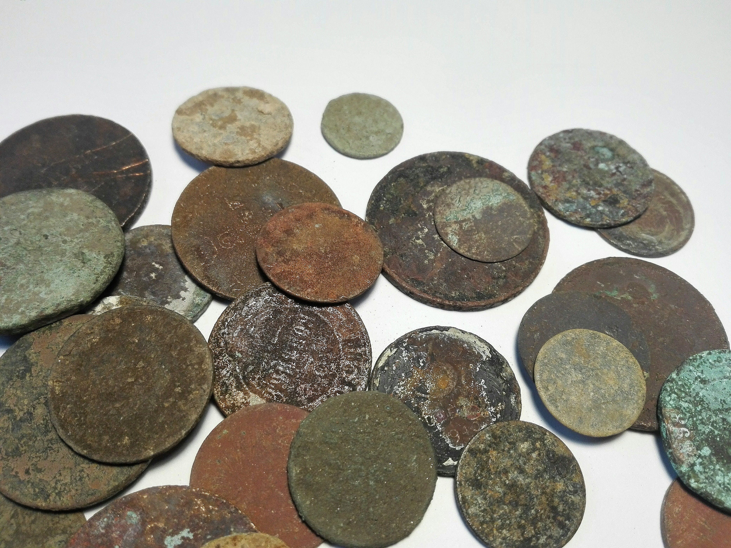 Ancient Coins Set: 30 Authentic Pieces for Jewelry, Crafts, Decoration