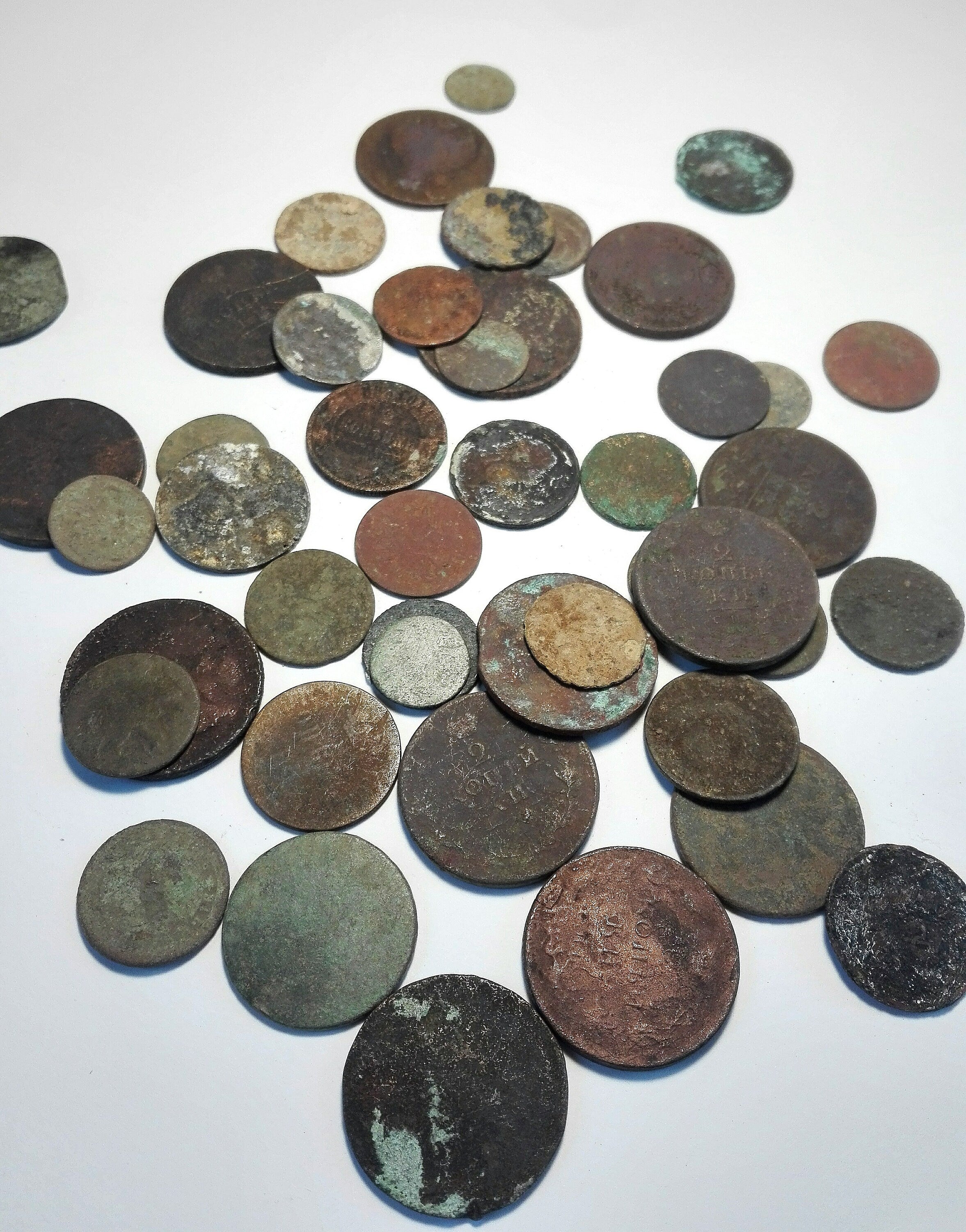 Ancient Coins Set: 30 Authentic Pieces for Jewelry, Crafts, Decoration