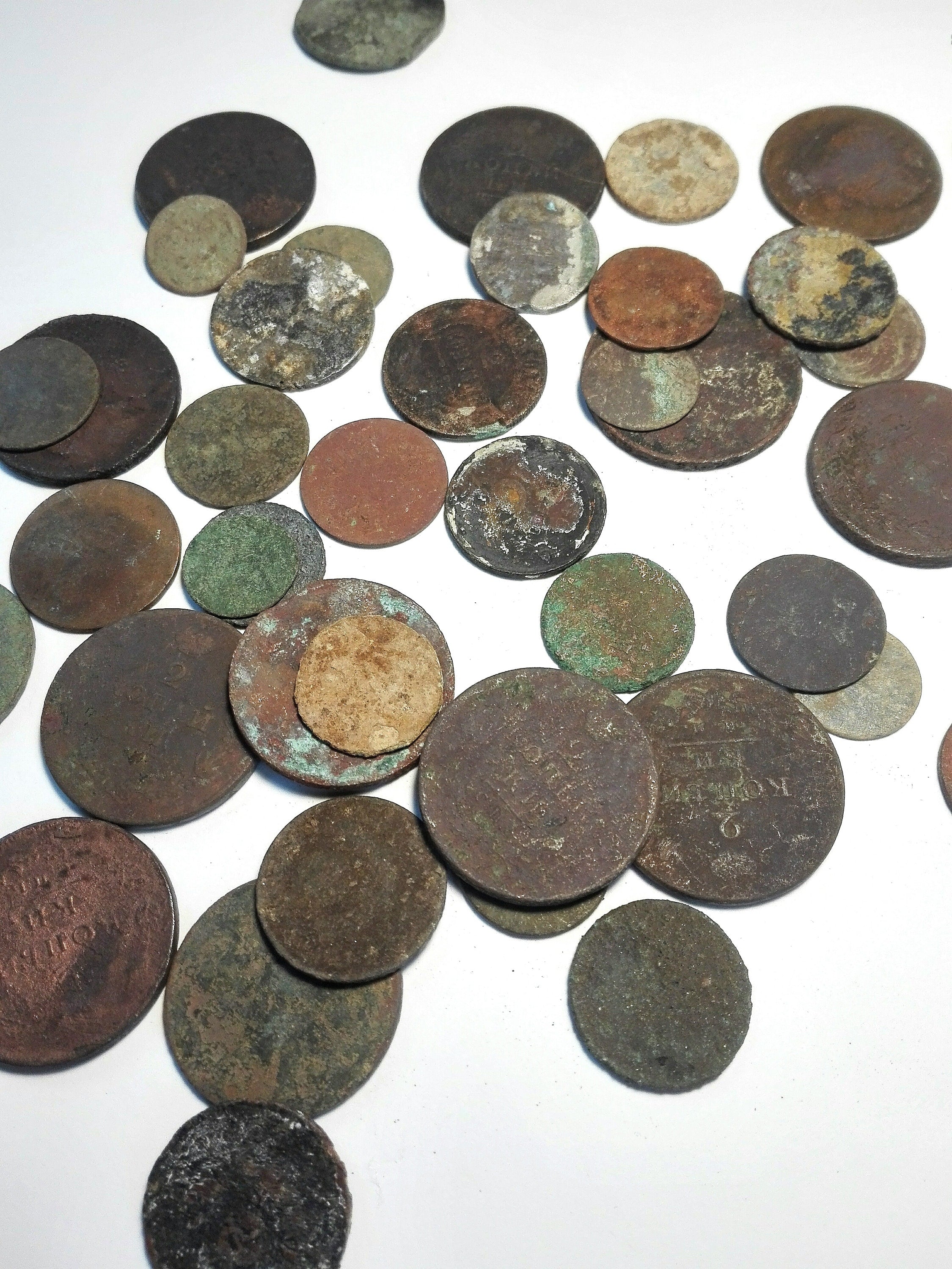 Ancient Coins Set: 30 Authentic Pieces for Jewelry, Crafts, Decoration
