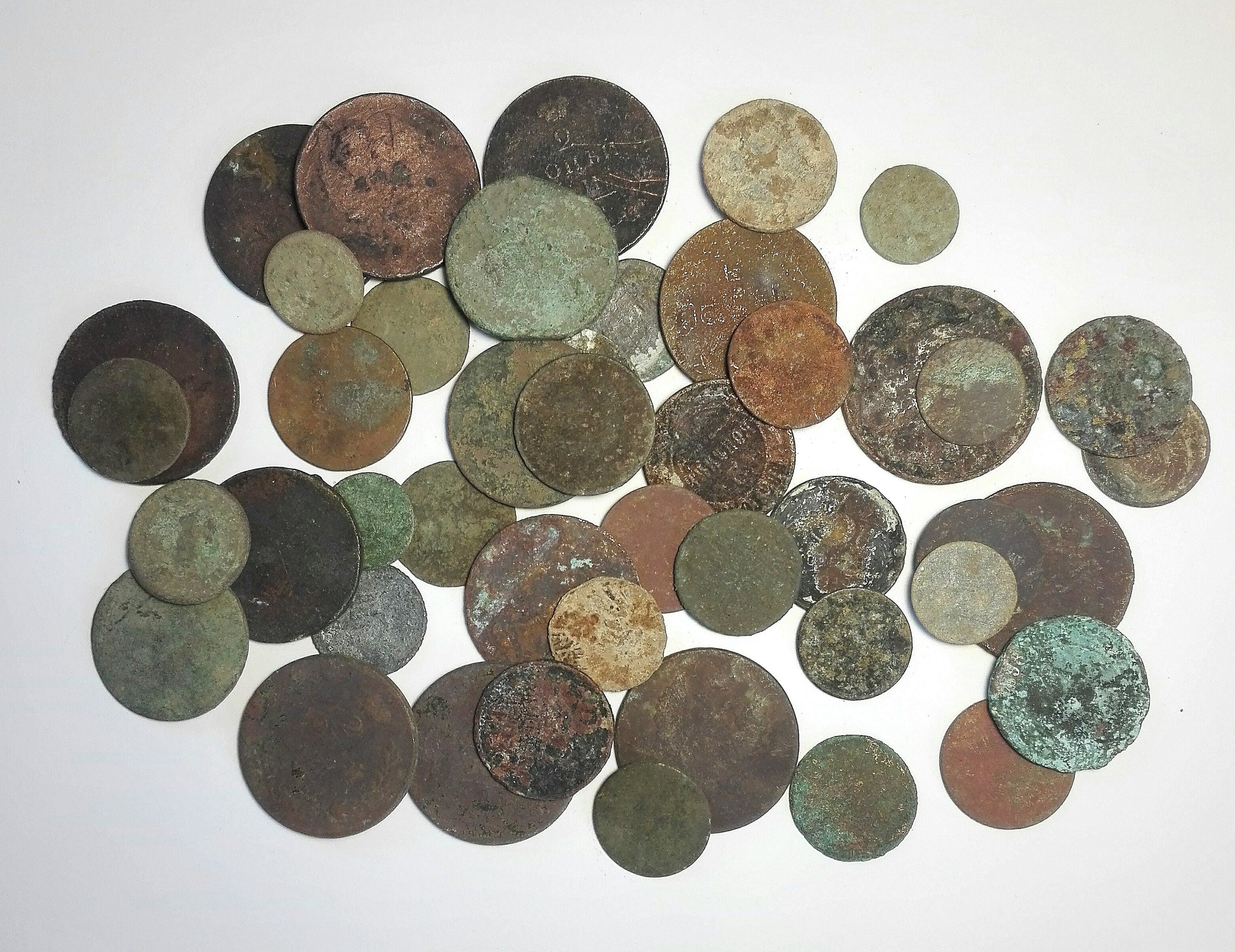 Ancient Coins Set: 30 Authentic Pieces for Jewelry, Crafts, Decoration