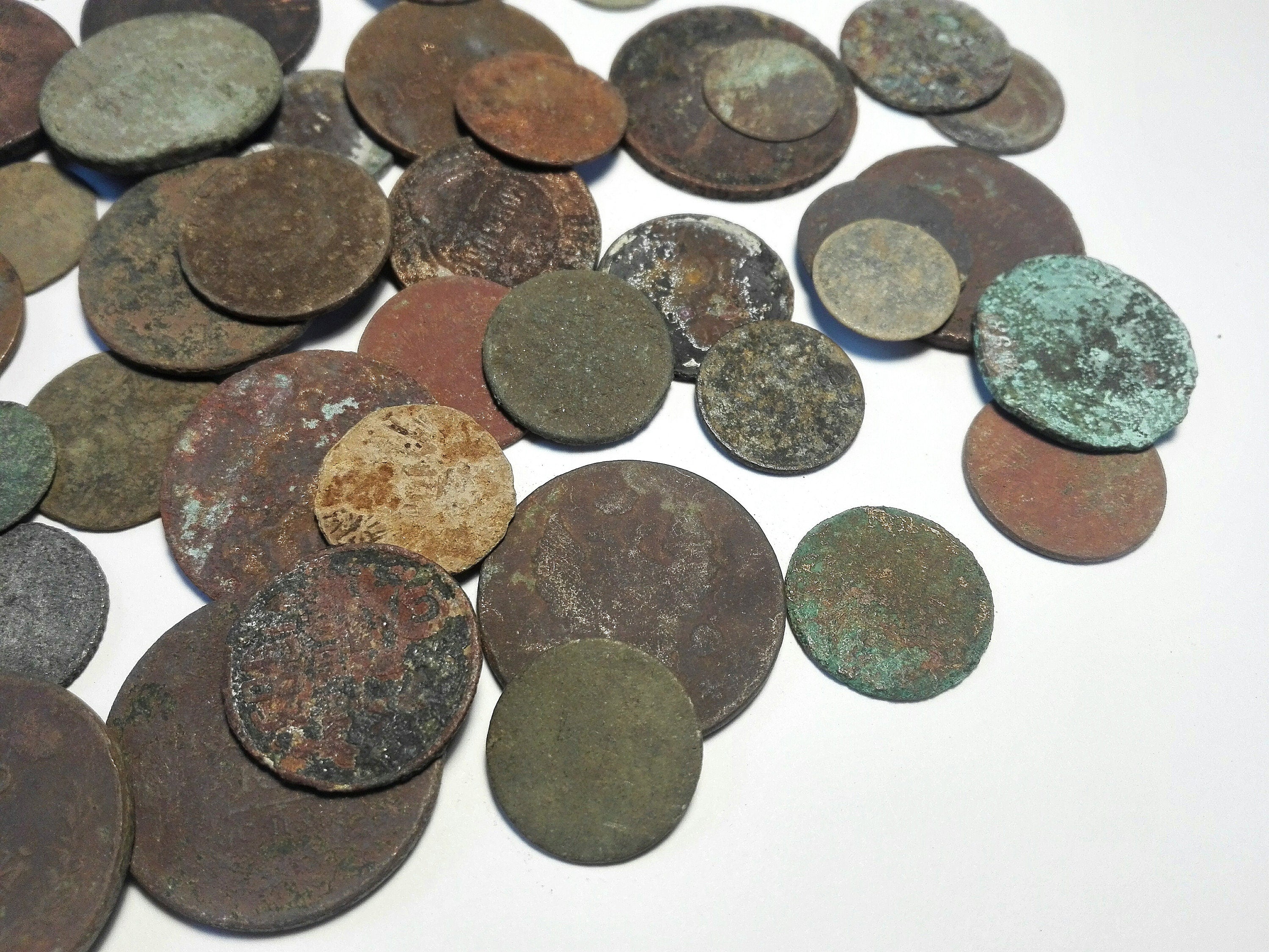 Ancient Coins Set: 30 Authentic Pieces for Jewelry, Crafts, Decoration