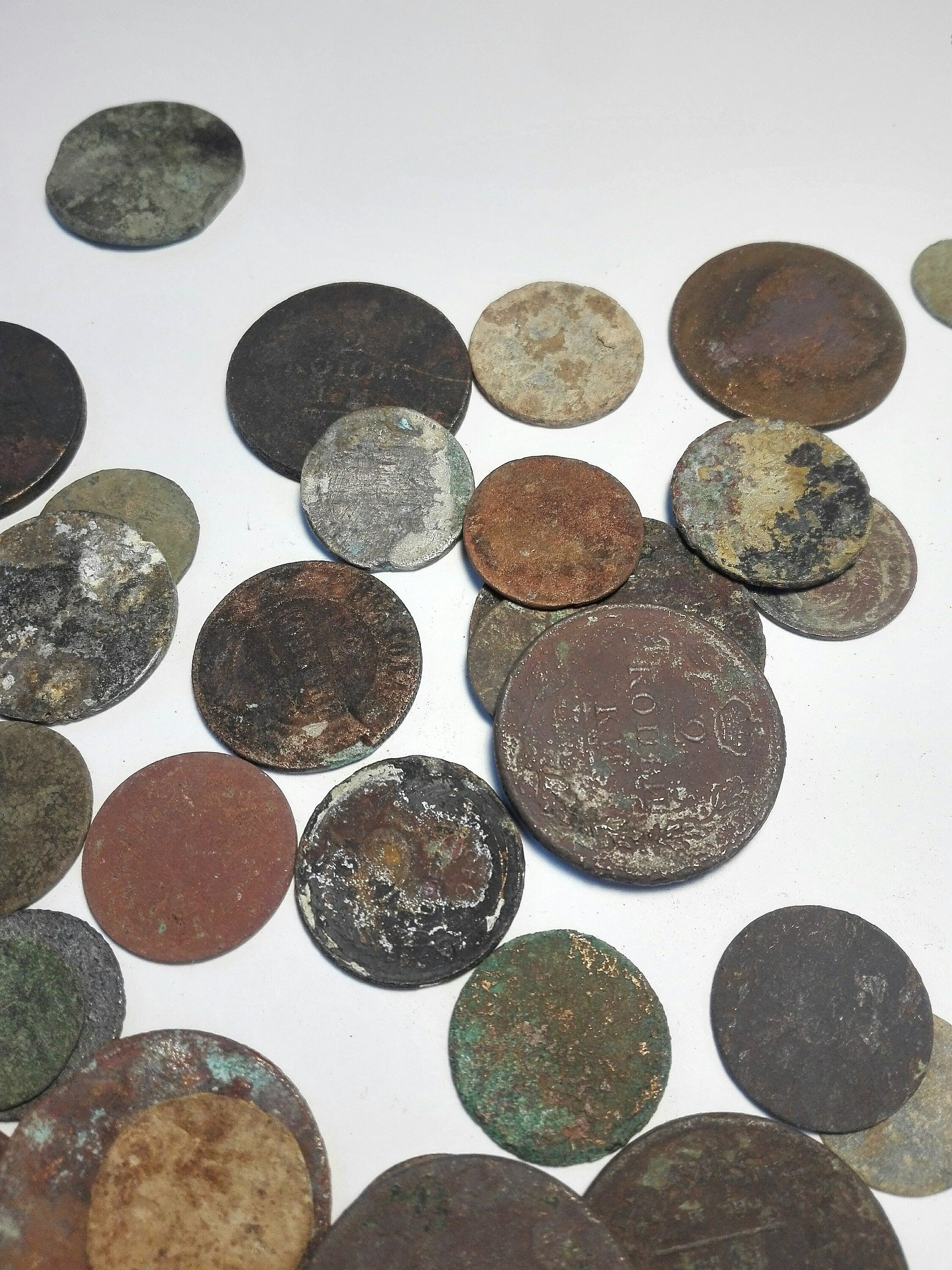 Ancient Coins Set: 30 Authentic Pieces for Jewelry, Crafts, Decoration