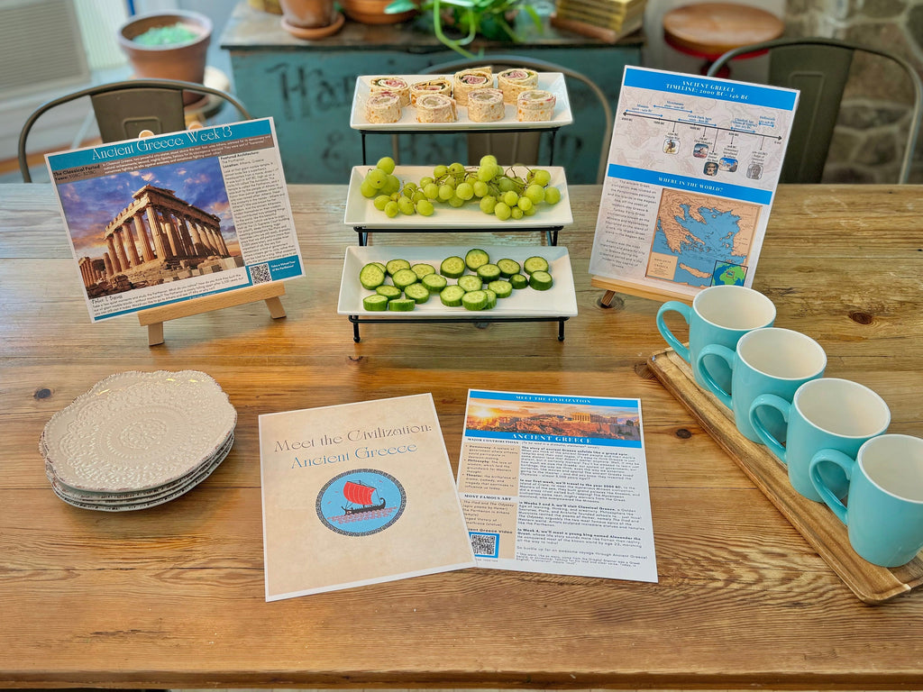 Bundle: Ancient History - Tea Time Together™ - 9 Units - Creation to the Fall of Rome